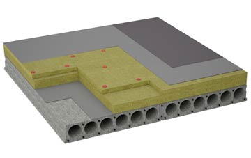 considerations of Four Houses Corner flat roofing insulation